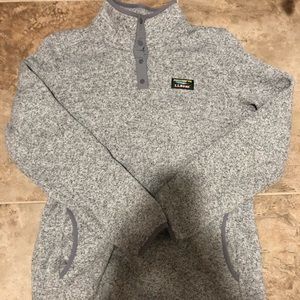 LL Bean Sweater Fleece Pullover